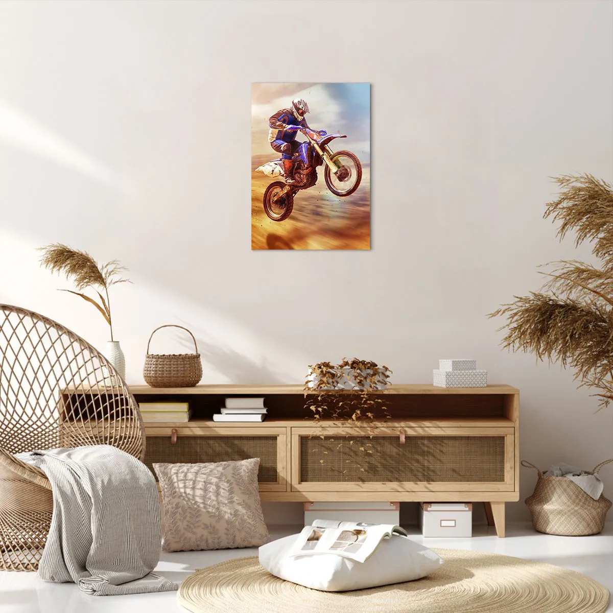 Obraz na plátně - Motocyklová závrať - 50x70 cm