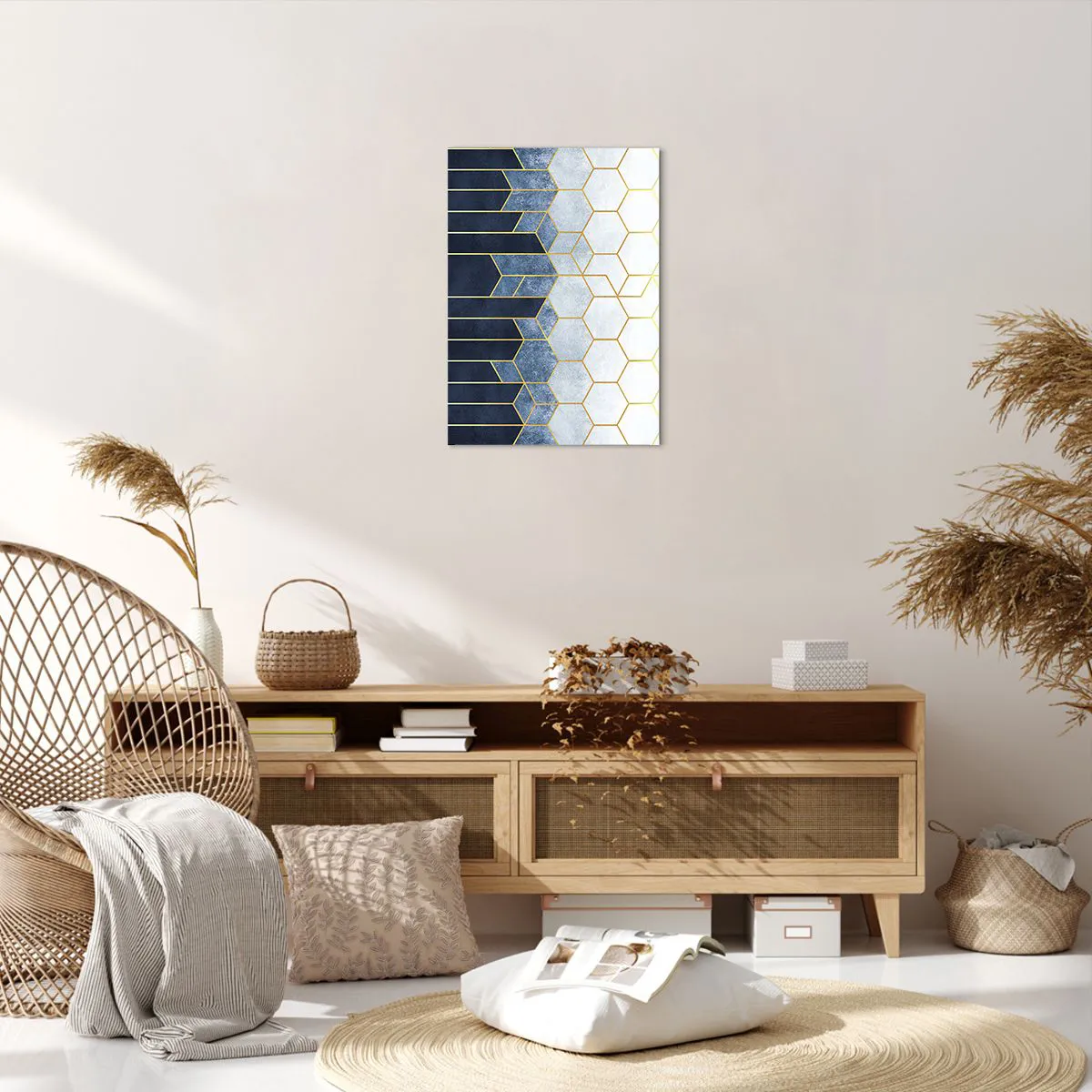 Schilderen op canvas - Compositie in een gesyncopeerd ritme - 50x70 cm