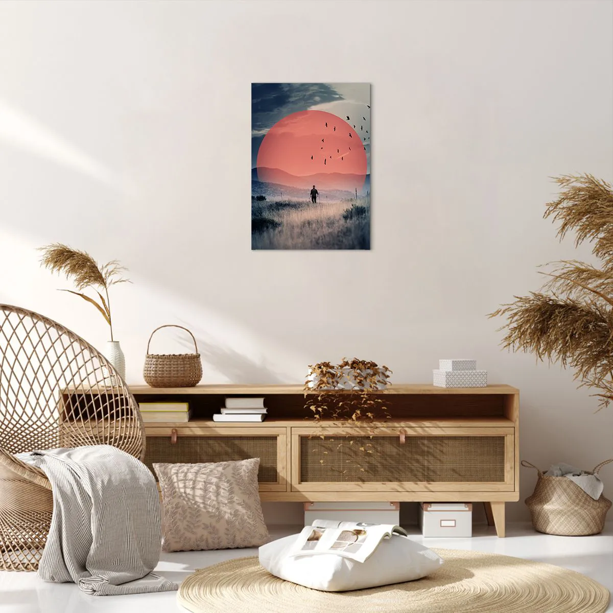 Lærredstryk - Billede på lærred - I sine elementer - 50x70 cm