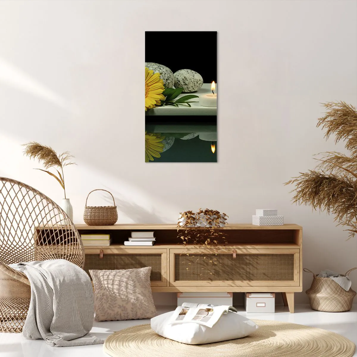 Obraz na płótnie - Ukojenie zmysłów - 55x100 cm