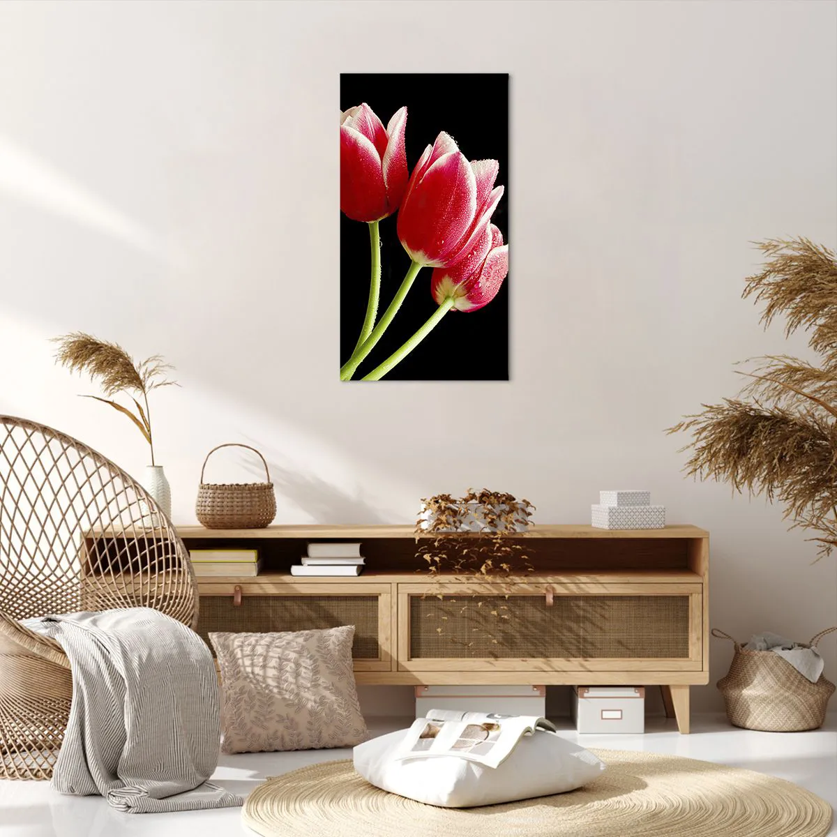 Schilderen op canvas - Een belofte van pure liefde - 55x100 cm