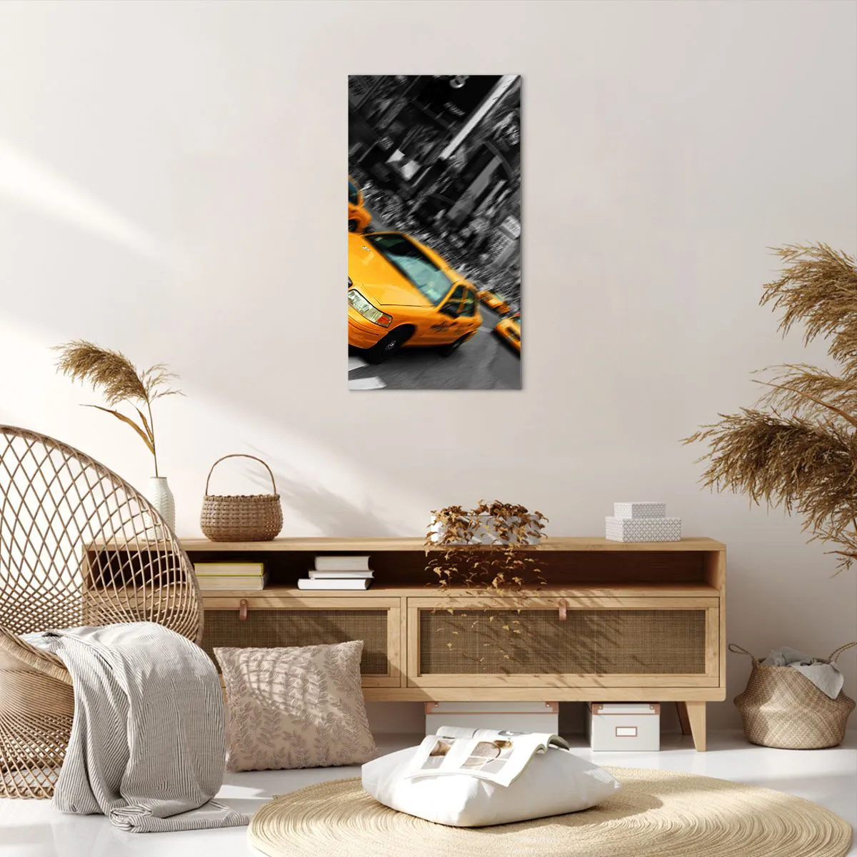 Impression sur toile - Image sur toile - Gouttes de soleil New-Yorkaise - 55x100 cm