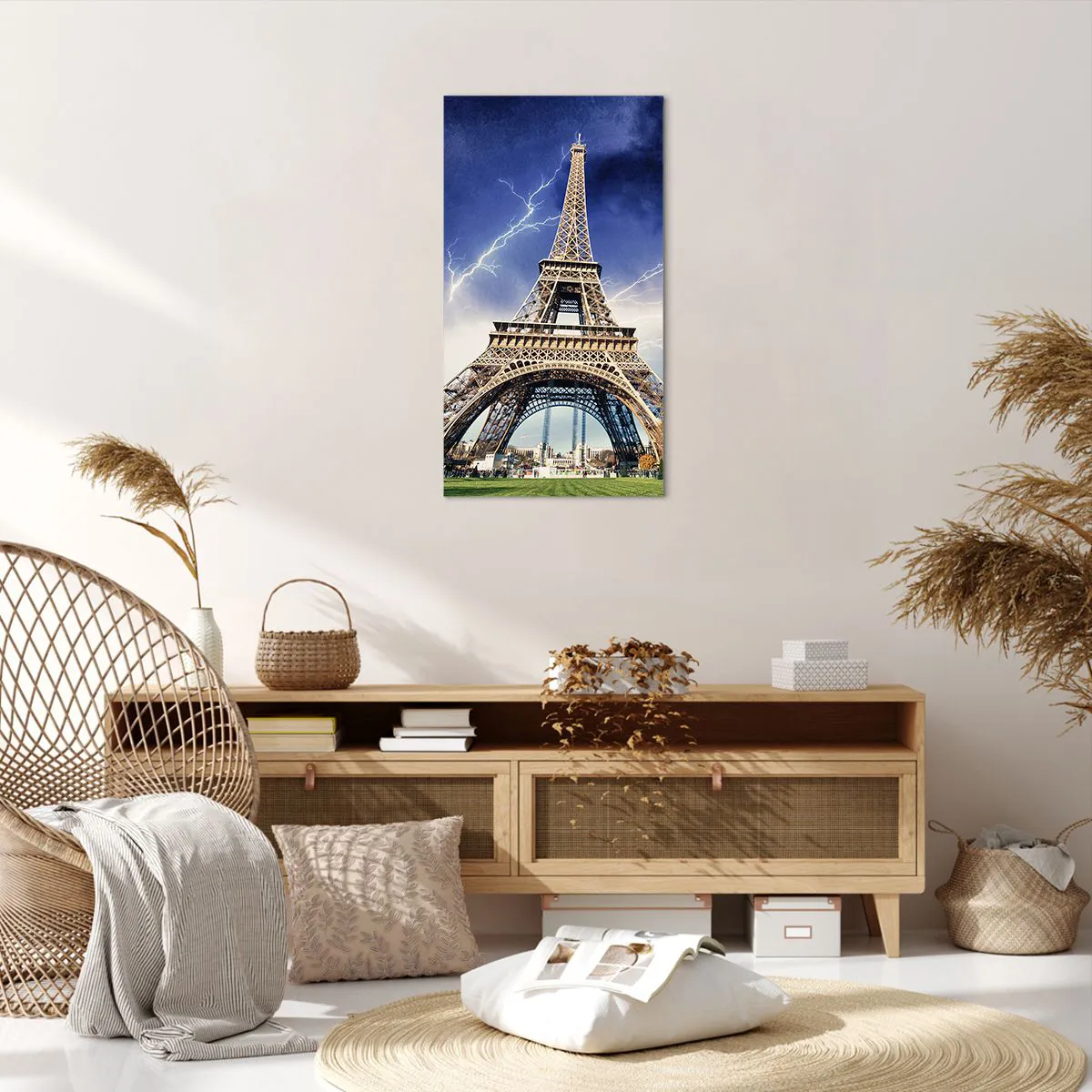 Lærredstryk - Billede på lærred - Stormens herskerinde - 55x100 cm