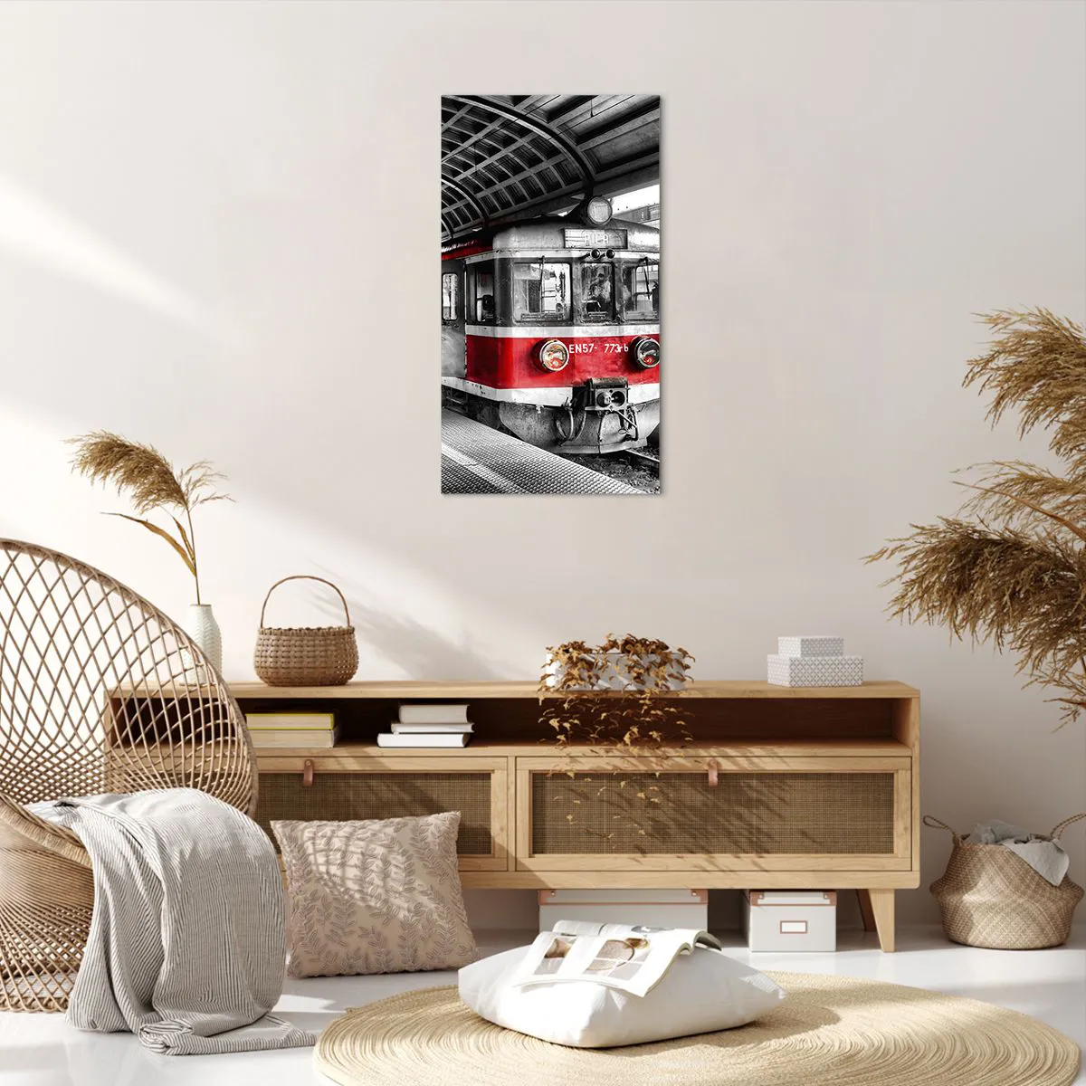 Cuadro sobre lienzo - Impresión de Imagen - ¿El viaje de su vida? - 55x100 cm