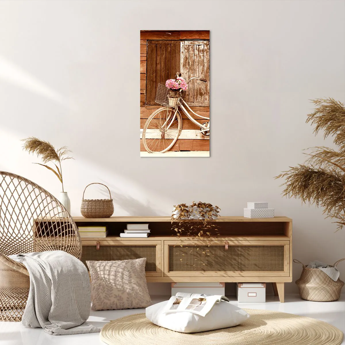 Impression sur toile - Image sur toile - Je reviens tout de suite - 55x100 cm