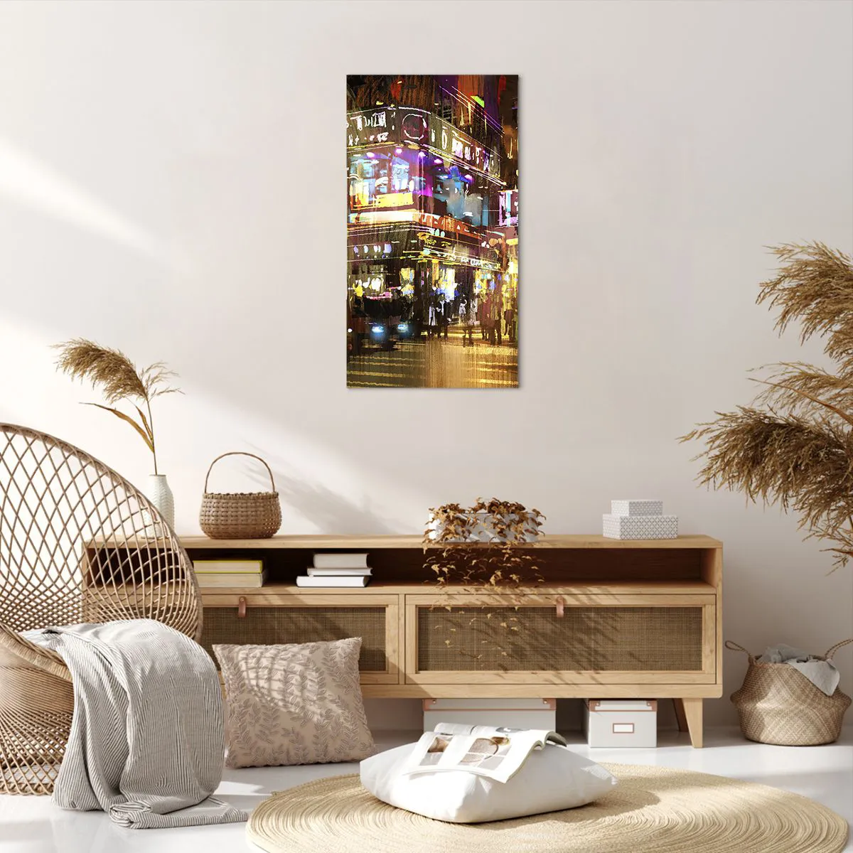 Schilderen op canvas - In een zee van licht - 55x100 cm