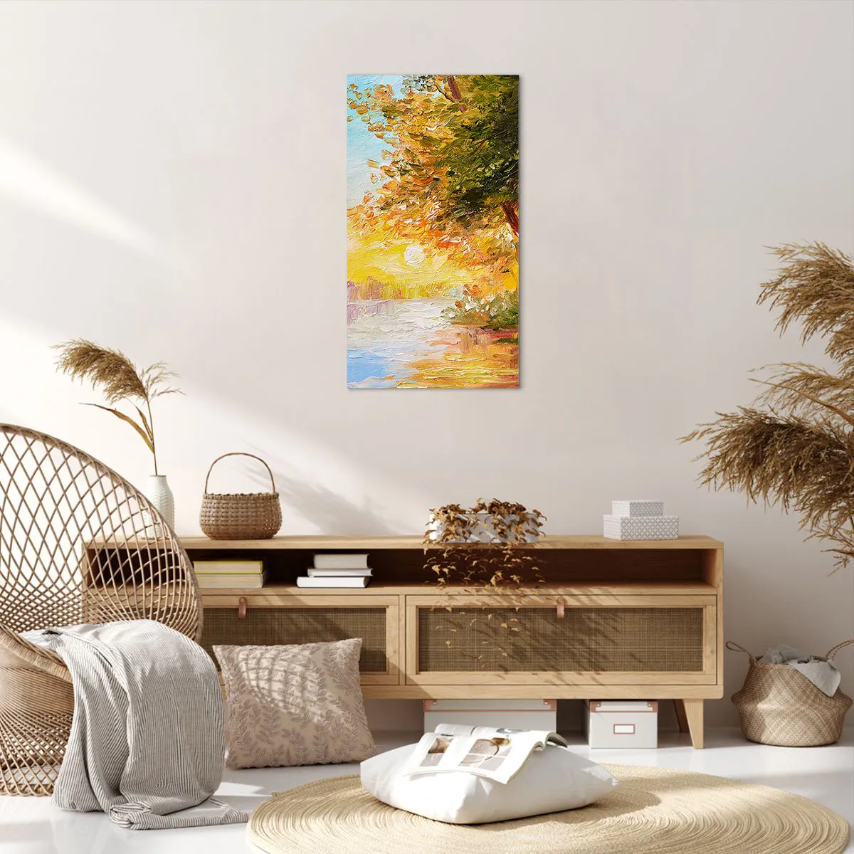 Lærredstryk - Billede på lærred - Et in Arcadia ego - 55x100 cm