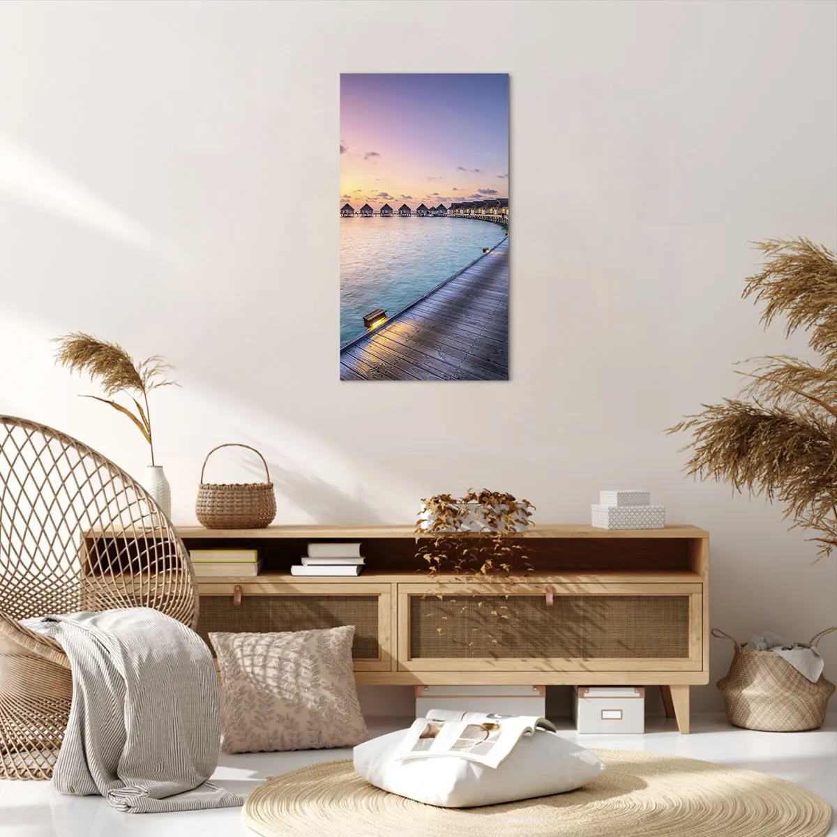 Obraz na plátně - Prázdniny - návrat k pramenům - 55x100 cm