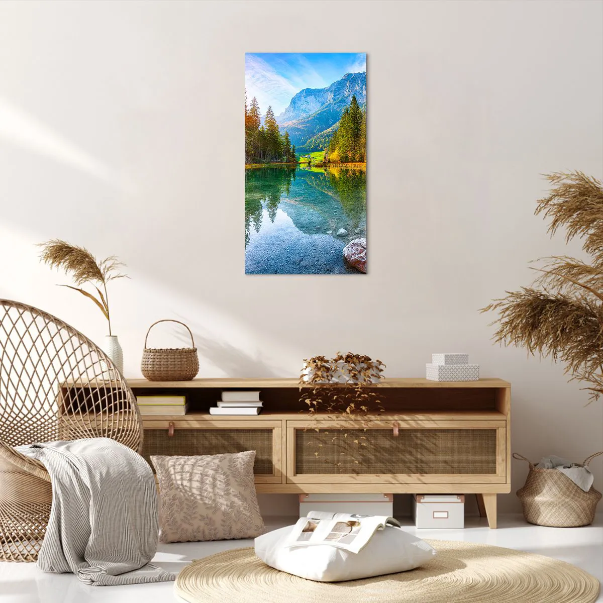 Cuadro sobre lienzo - Impresión de Imagen - La dulzura del otoño - 55x100 cm