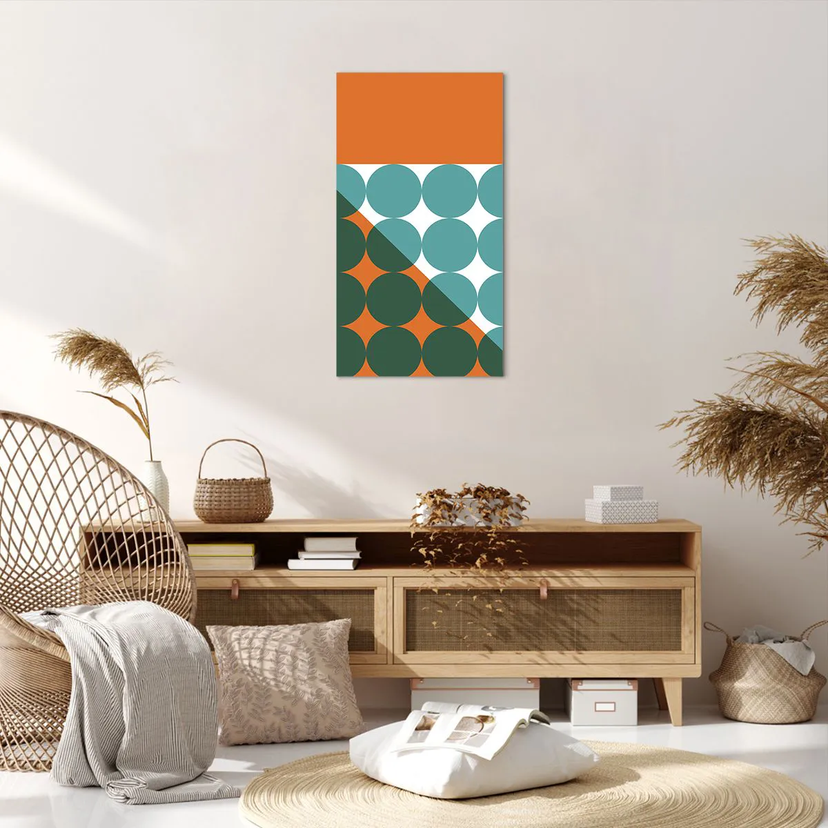 Lærredstryk - Billede på lærred - Op og over - 55x100 cm