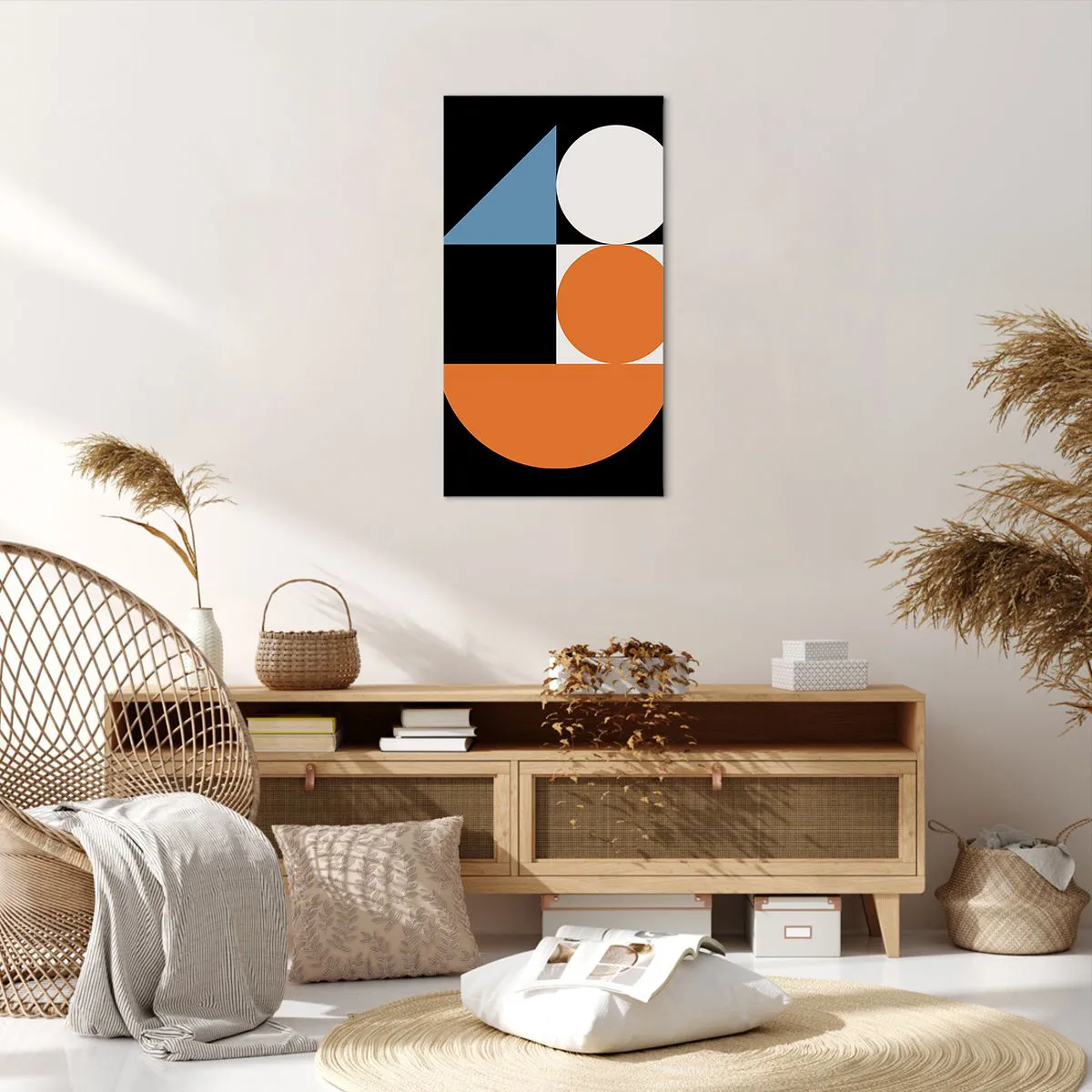 Impression sur toile - Image sur toile - Rangement de figures - 55x100 cm