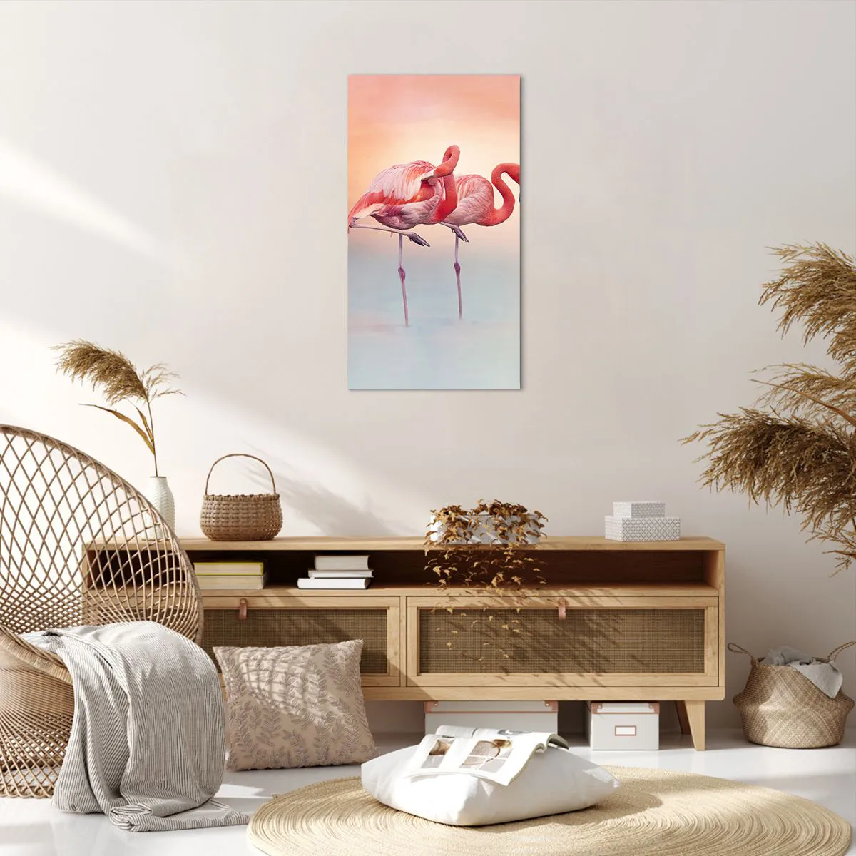 Obraz na plátně - V barvě zapadajícího slunce - 55x100 cm