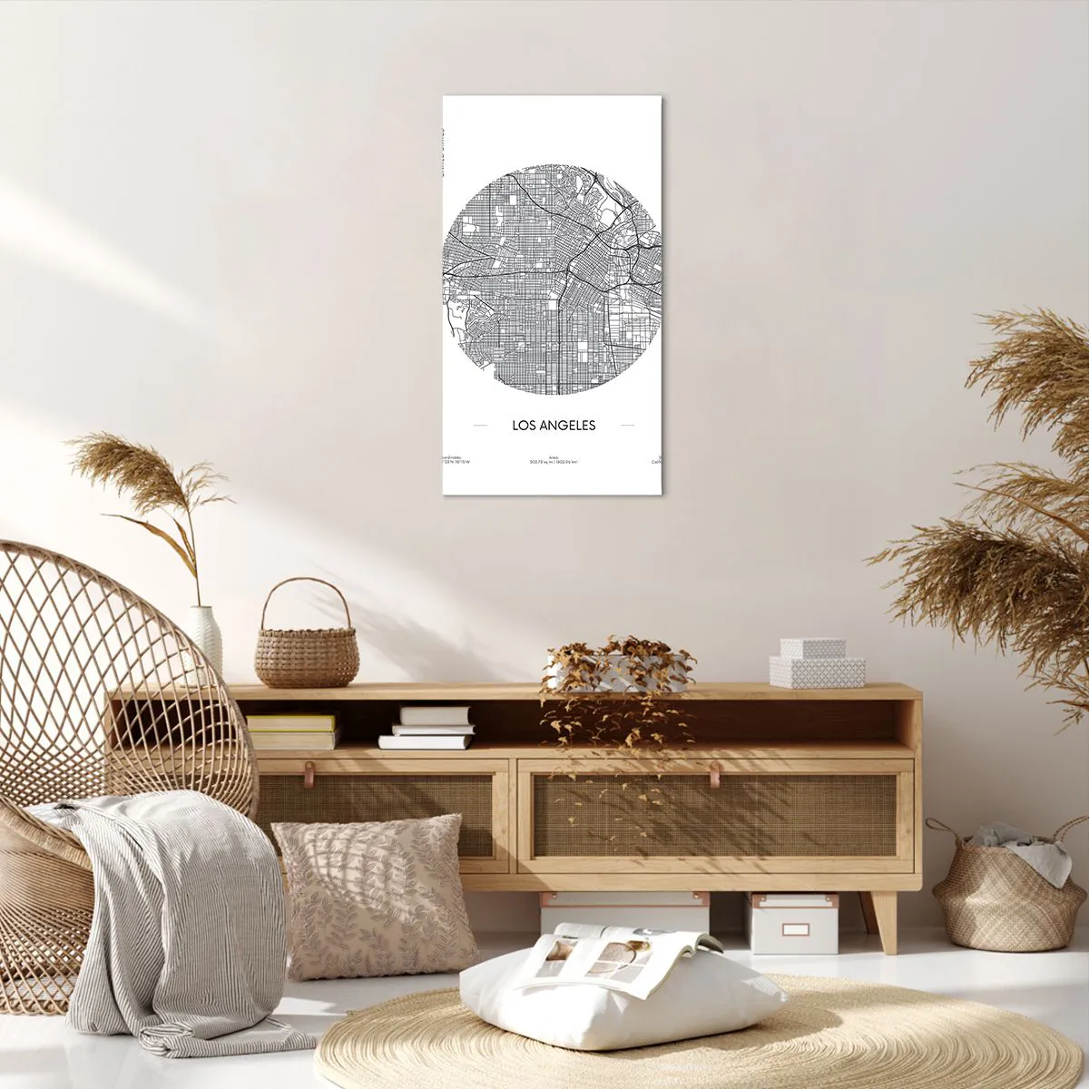 Obraz na płótnie - Anatomia Los Angeles - 55x100 cm