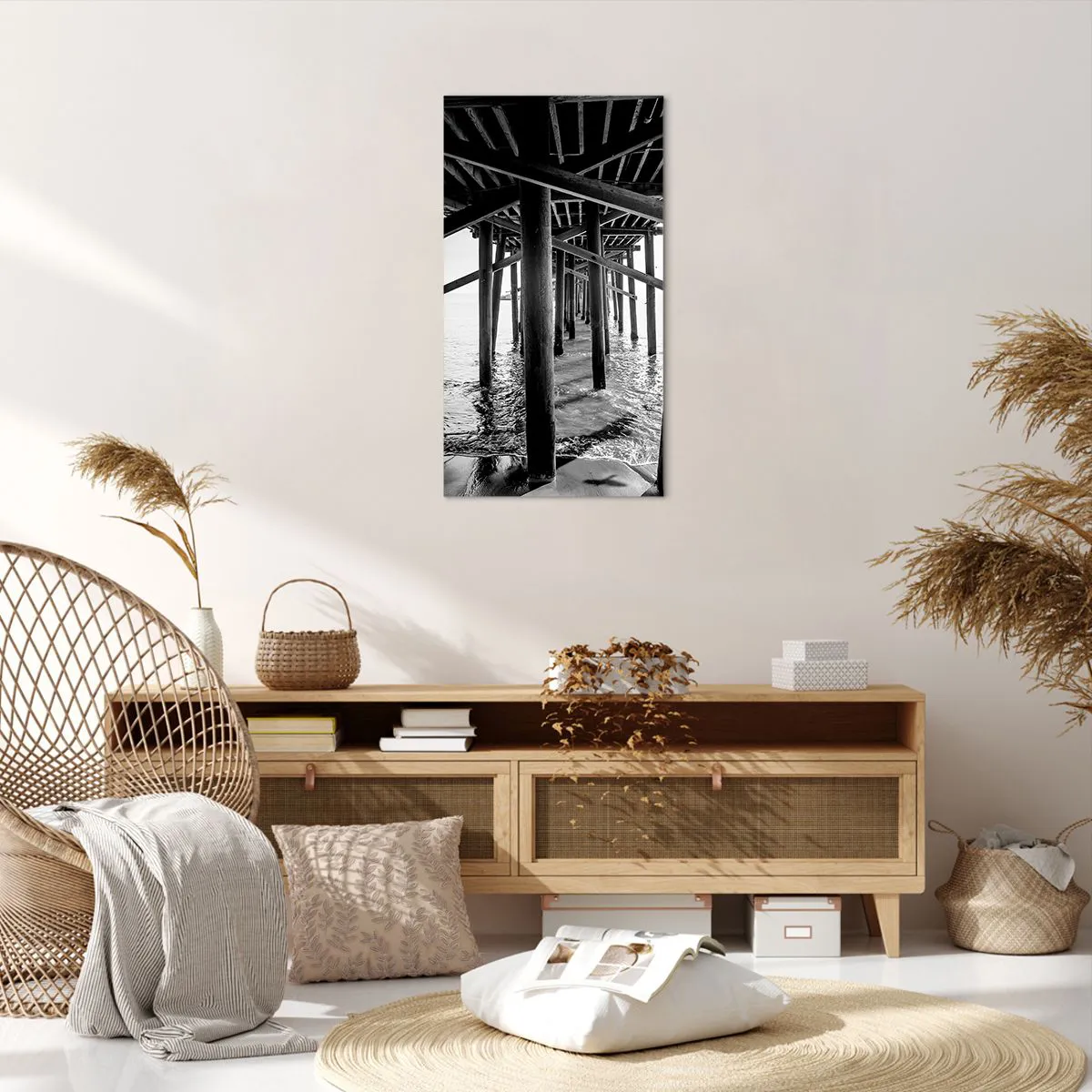 Canvas picture - Beach Hideout - 55x100 cm