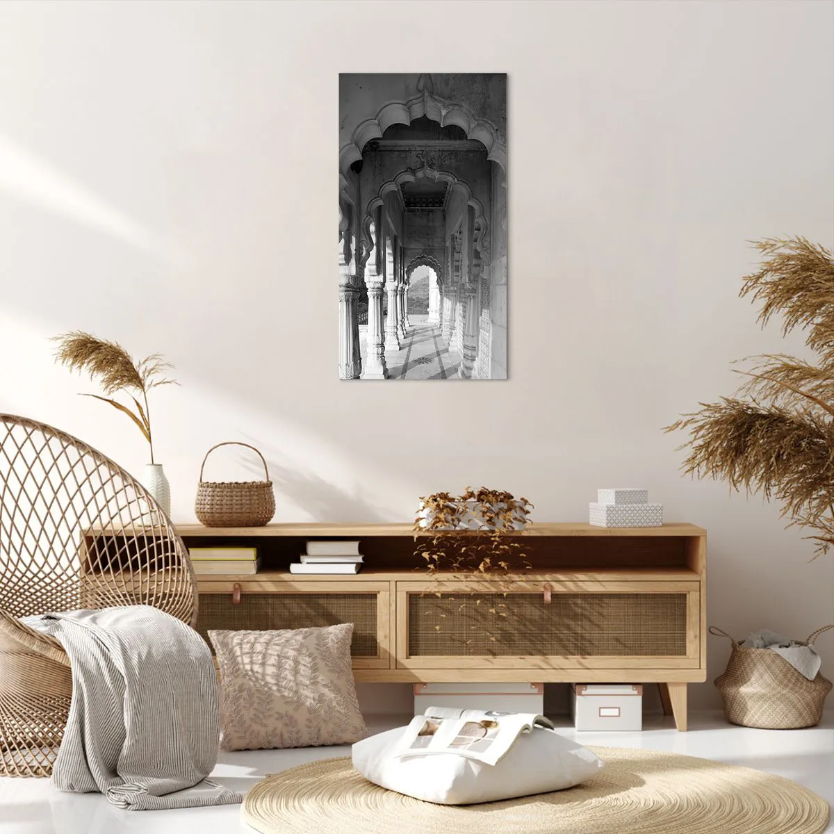 Lærredstryk - Billede på lærred - Det er her, fortællingerne fra Østen sker - 55x100 cm