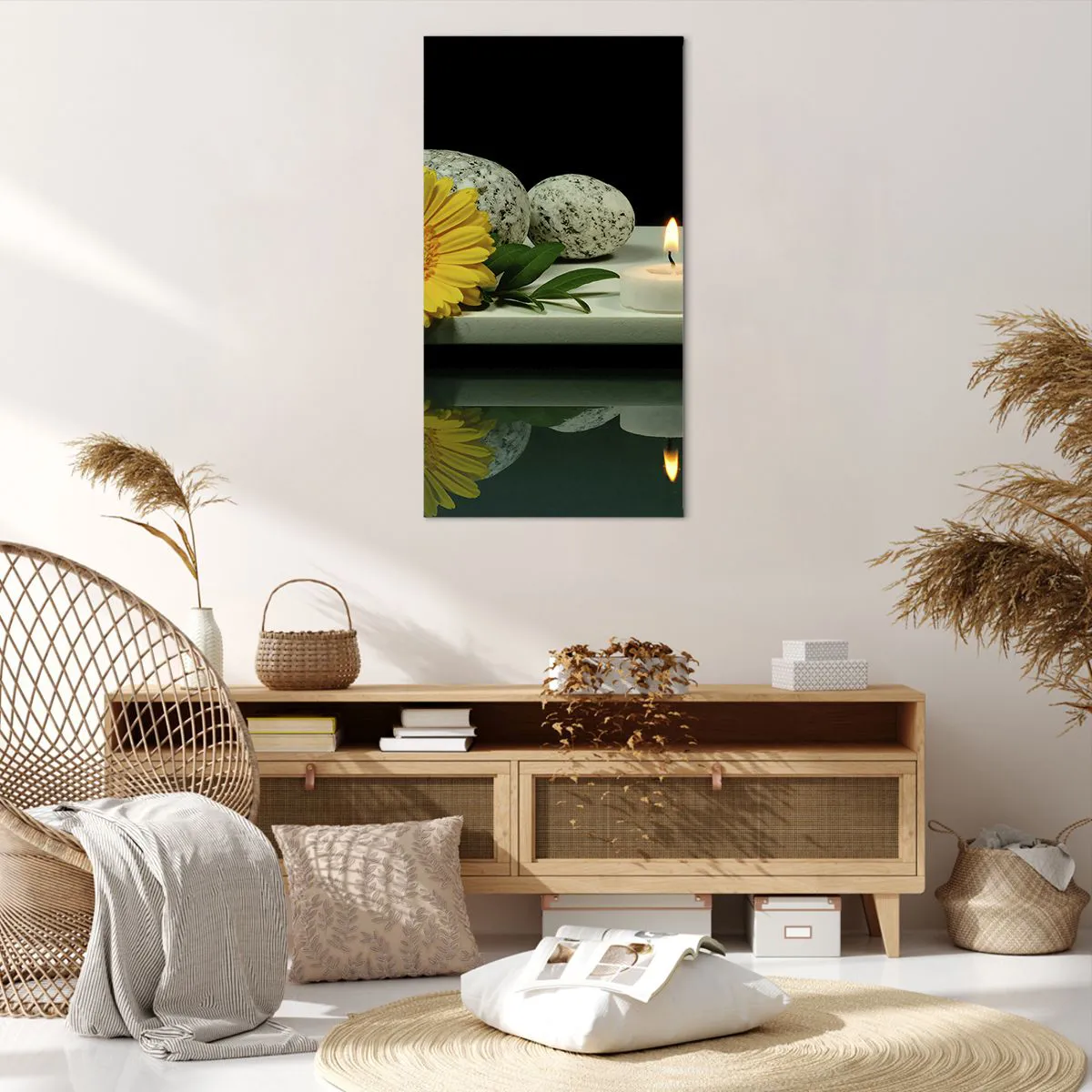 Obraz na płótnie - Ukojenie zmysłów - 65x120 cm