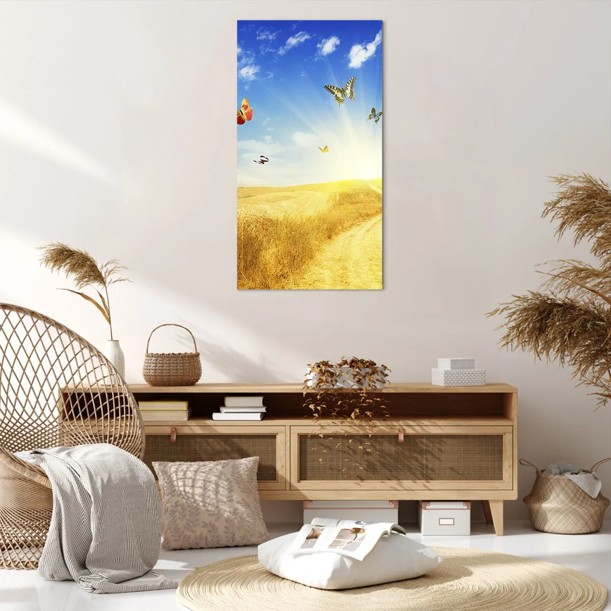 Bild auf Leinwand - Leinwandbild - Und wie kann man den Sommer nicht lieben? - 65x120 cm