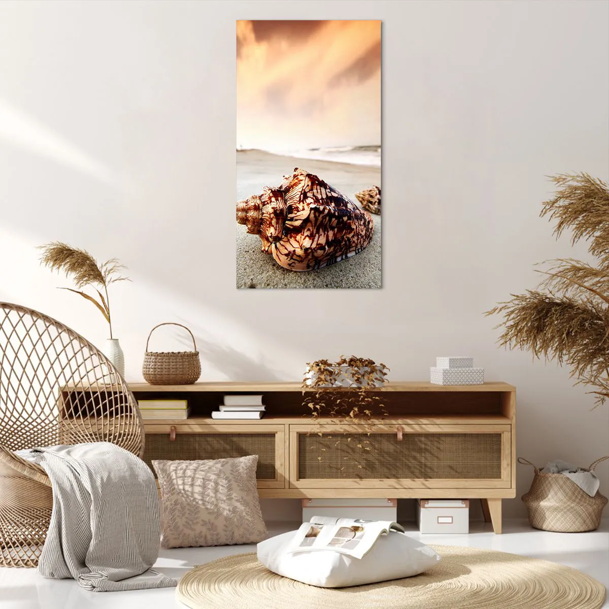 Vászonkép - A hullámok kitaszítottjai - 65x120 cm