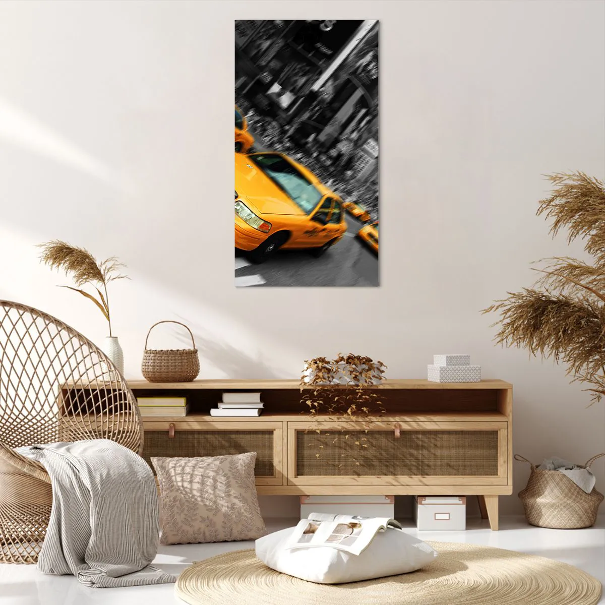 Impression sur toile - Image sur toile - Gouttes de soleil New-Yorkaise - 65x120 cm