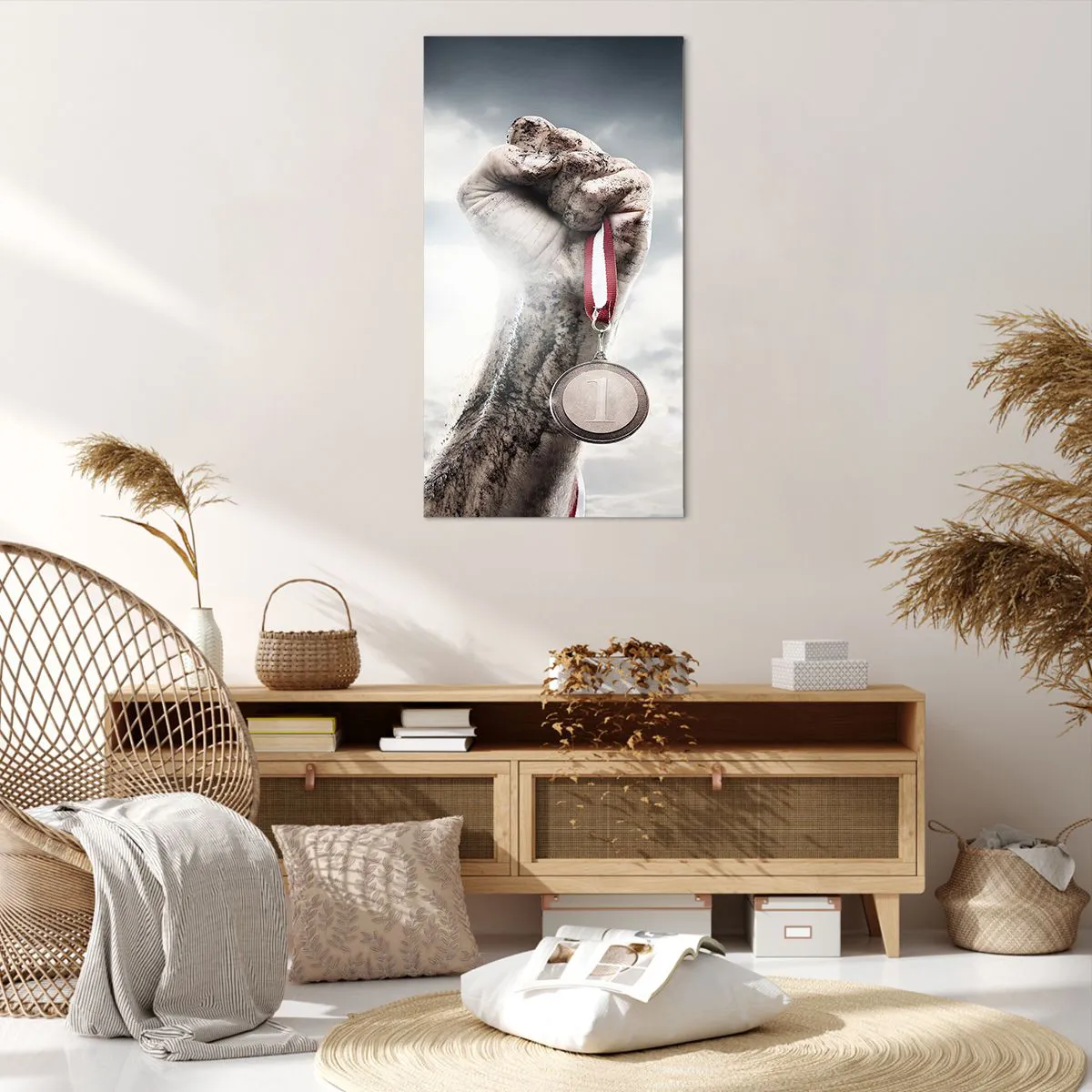 Impression sur toile - Image sur toile - Per aspera ad astra - 65x120 cm