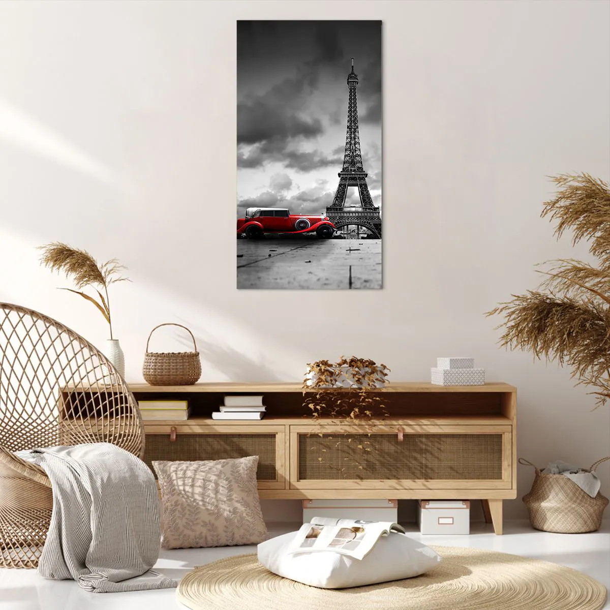 Canvas picture - Not So Long Ago in Paris - 65x120 cm