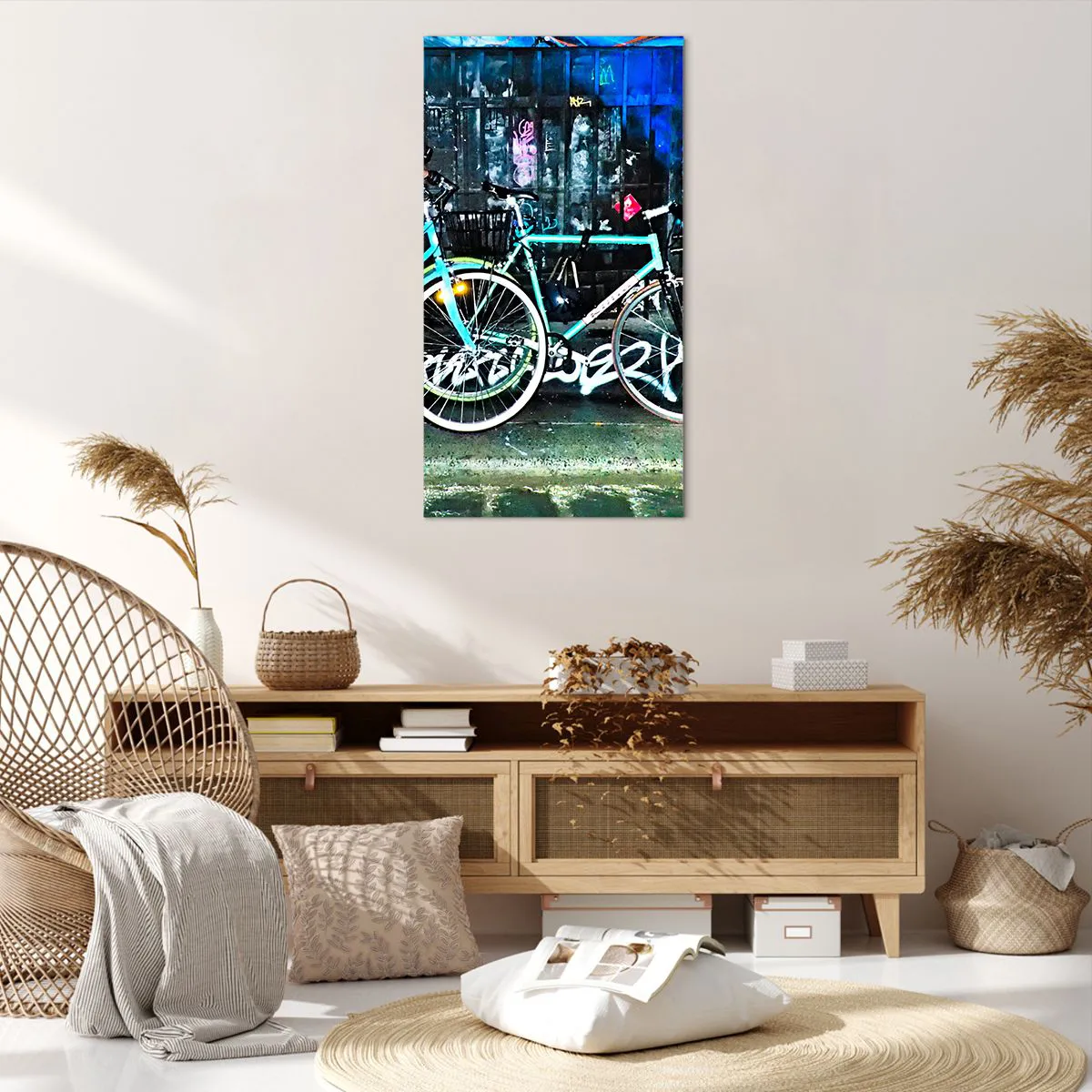 Obraz na płótnie - Miasto woła - 65x120 cm