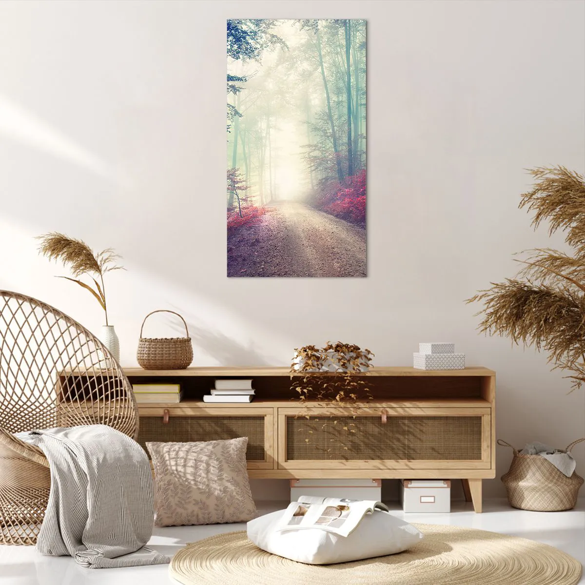Impression sur toile - Image sur toile - Comme c'est bon de se lever à l'aube - 65x120 cm