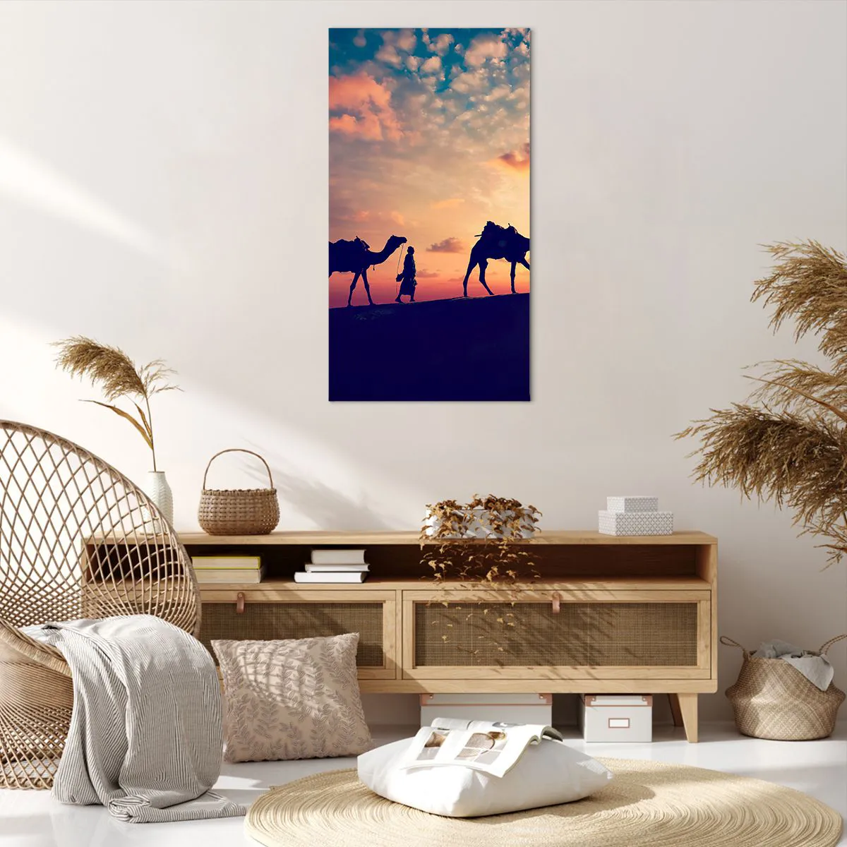 Impression sur toile - Image sur toile - L'esprit mystérieux de l'Orient - 65x120 cm