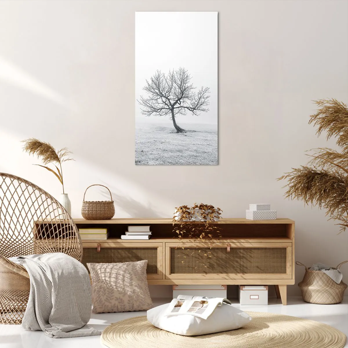 Lærredstryk - Billede på lærred - Mod intetheden - 65x120 cm