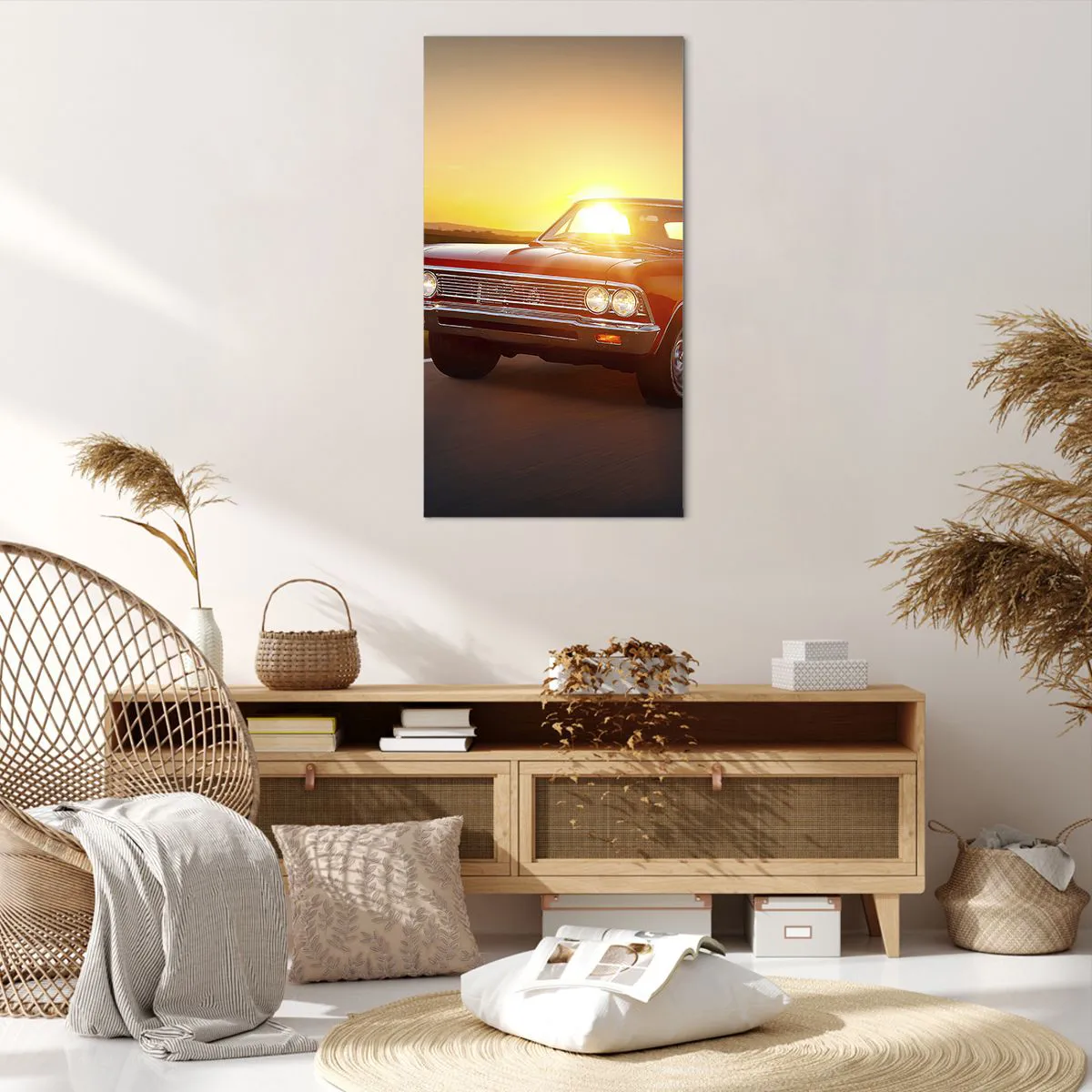 Obraz na płótnie - Pożądanie ma kolor czerwony - 65x120 cm