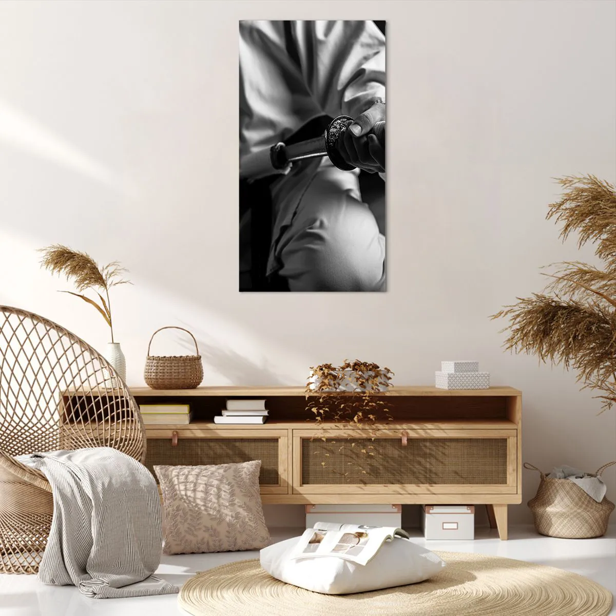 Cuadro sobre lienzo - Impresión de Imagen - Alma de guerrero - 65x120 cm