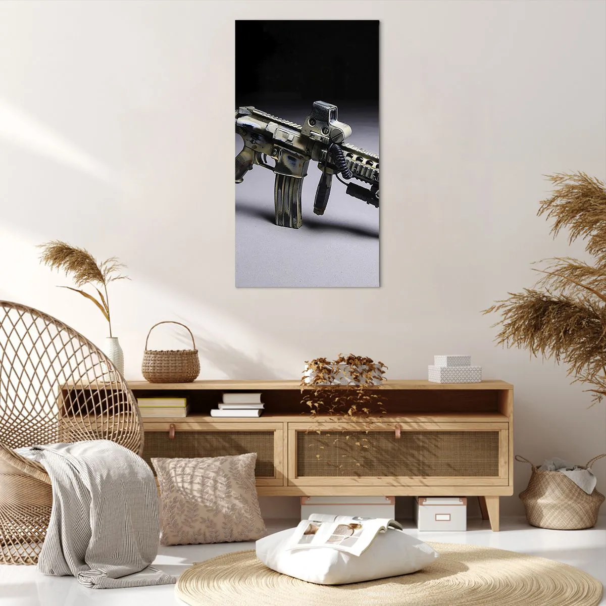 Vászonkép - Mindig veszélyes - 65x120 cm