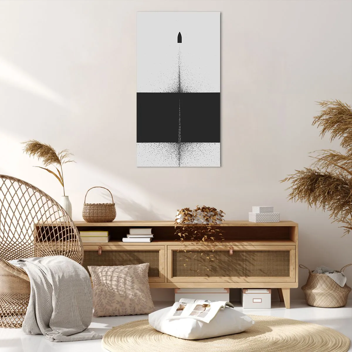 Impression sur toile - Image sur toile - Droit au but - 65x120 cm