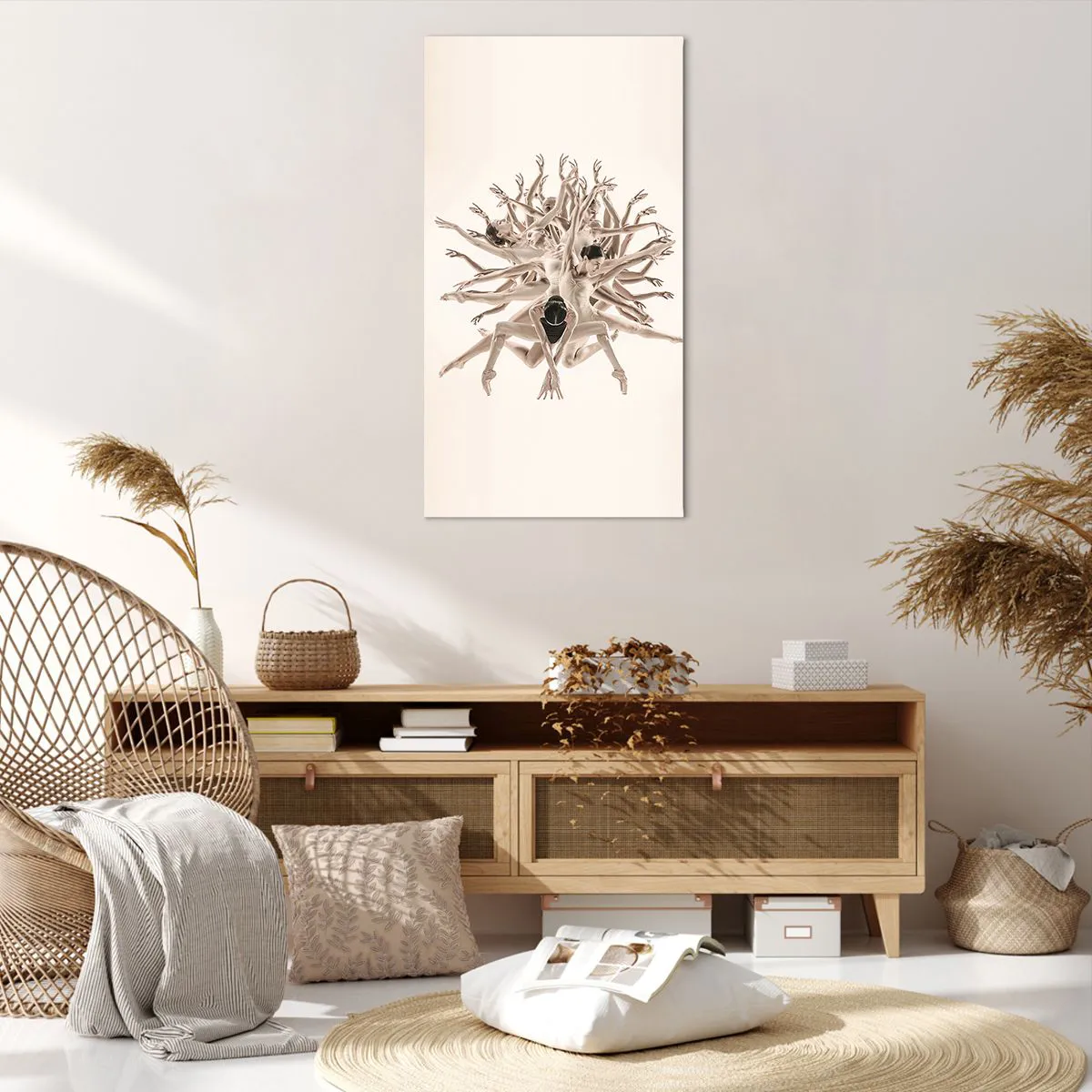 Vászonkép - Virágzás a táncban - 65x120 cm