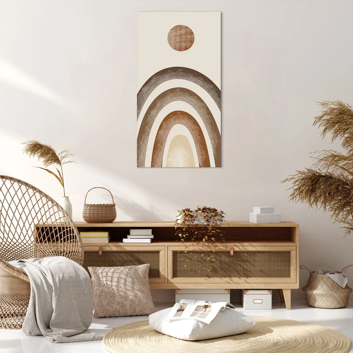 Bild auf Leinwand - Leinwandbild - In einer weit entfernten Galaxie - 65x120 cm