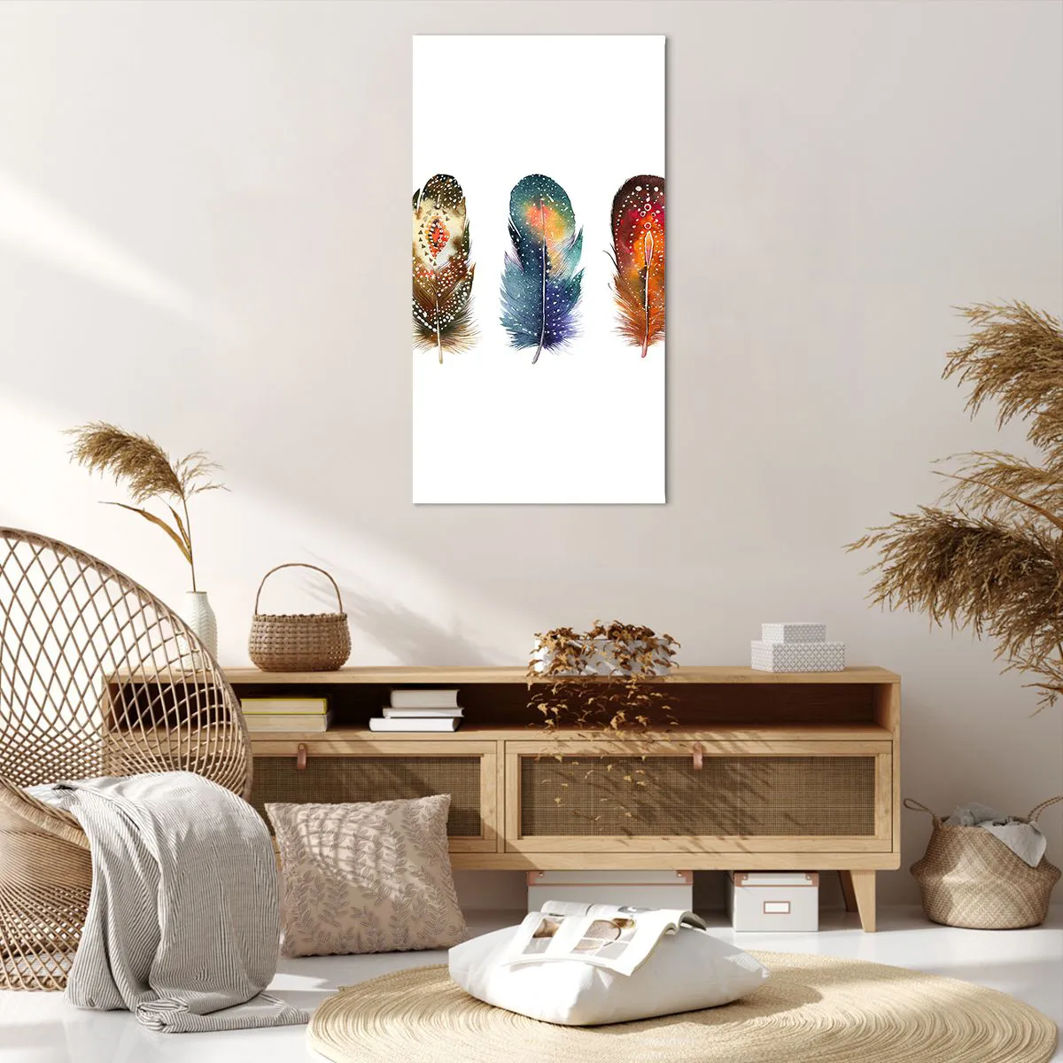 Lærredstryk - Billede på lærred - Ritualer, ordinancer, mysterier - 65x120 cm