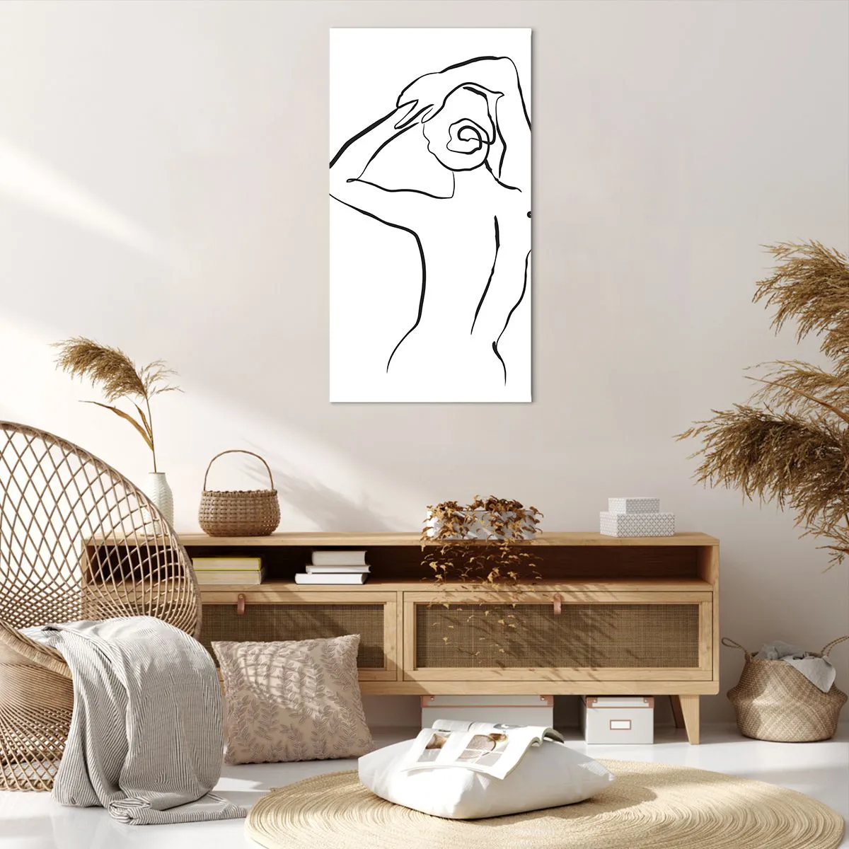 Quadro su tela - Stampe su Tela - Nudo mattutino - 65x120 cm