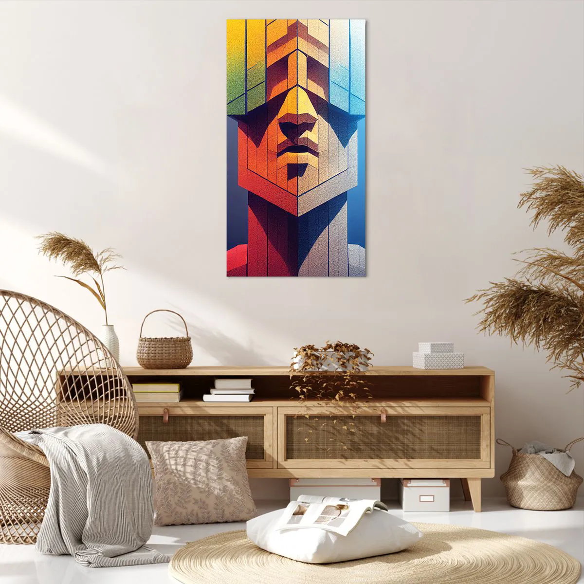 Obraz na płótnie - Człowiek z zasadami - 65x120 cm