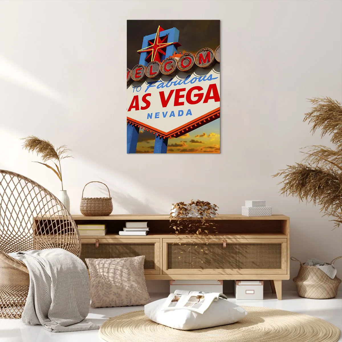 Lærredstryk - Billede på lærred - For et smil fra skæbnen - 70x100 cm