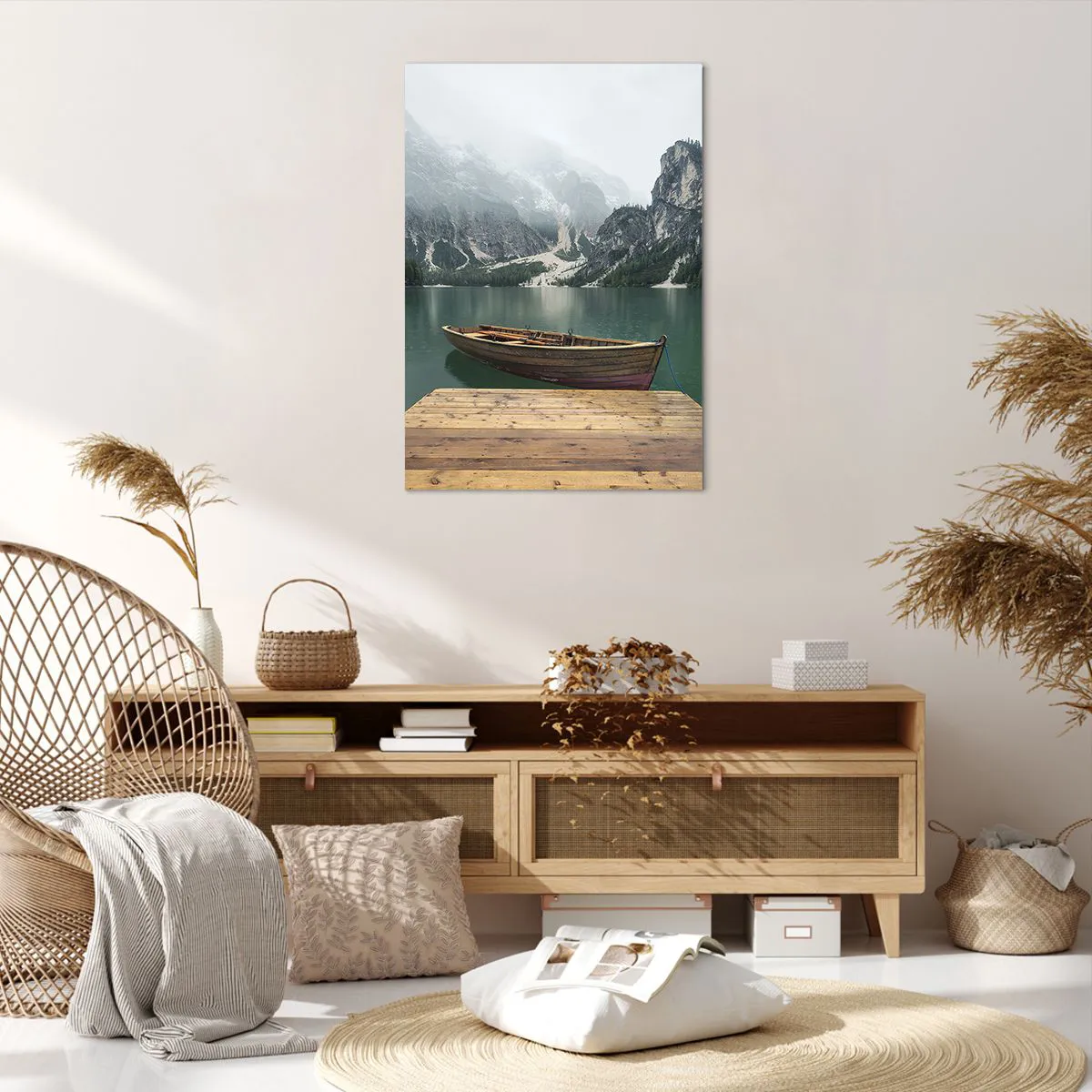 Vászonkép - "És a homlok büszke sziklái" - 70x100 cm