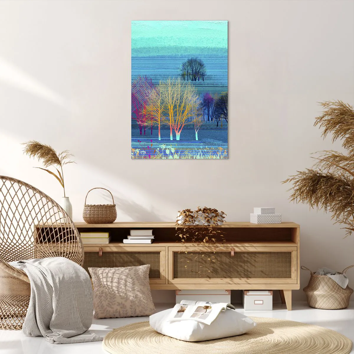 Obraz na plátně - Fantastická krajina - 70x100 cm