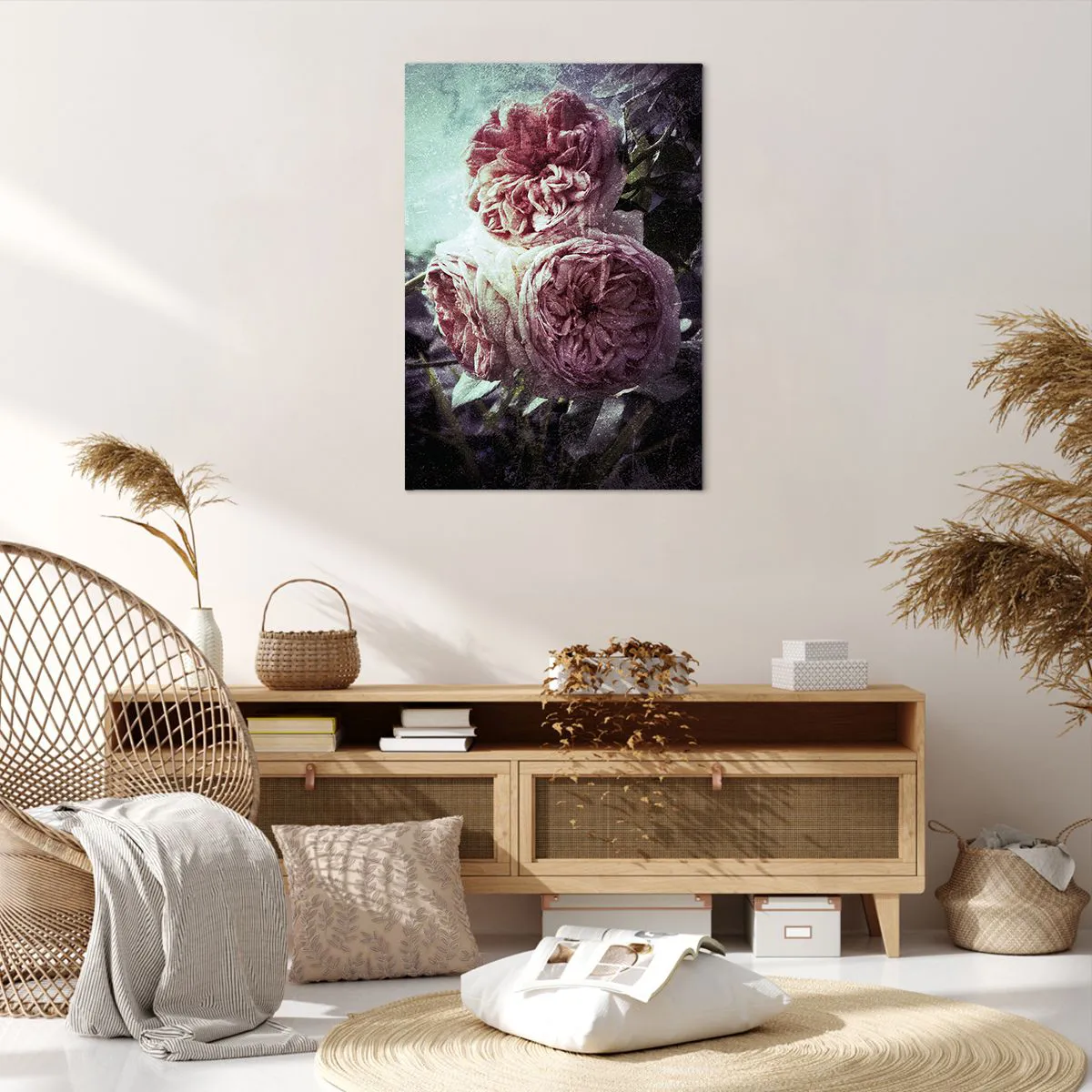 Bild auf Leinwand - Leinwandbild - In romantischer Atmosphäre - 70x100 cm