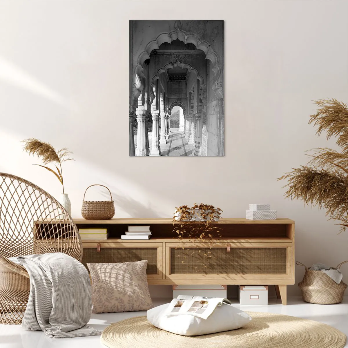 Canvastavla - Bild på duk - Det är här berättelserna från öst utspelar sig - 70x100 cm