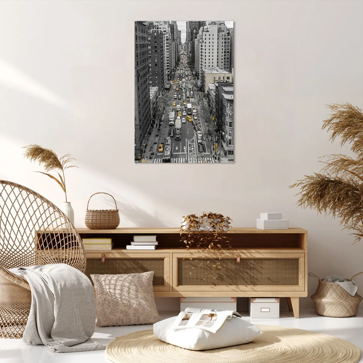 Obraz na plátně - Život New Yorku - 70x100 cm