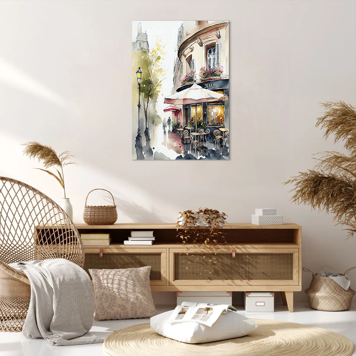 Schilderen op canvas - Parijse ochtend - 70x100 cm