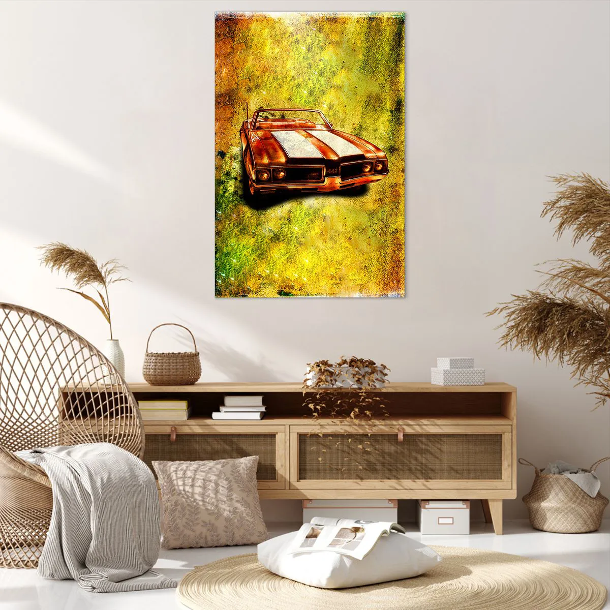 Quadro em tela - O poder encantado em formas - 80x120 cm