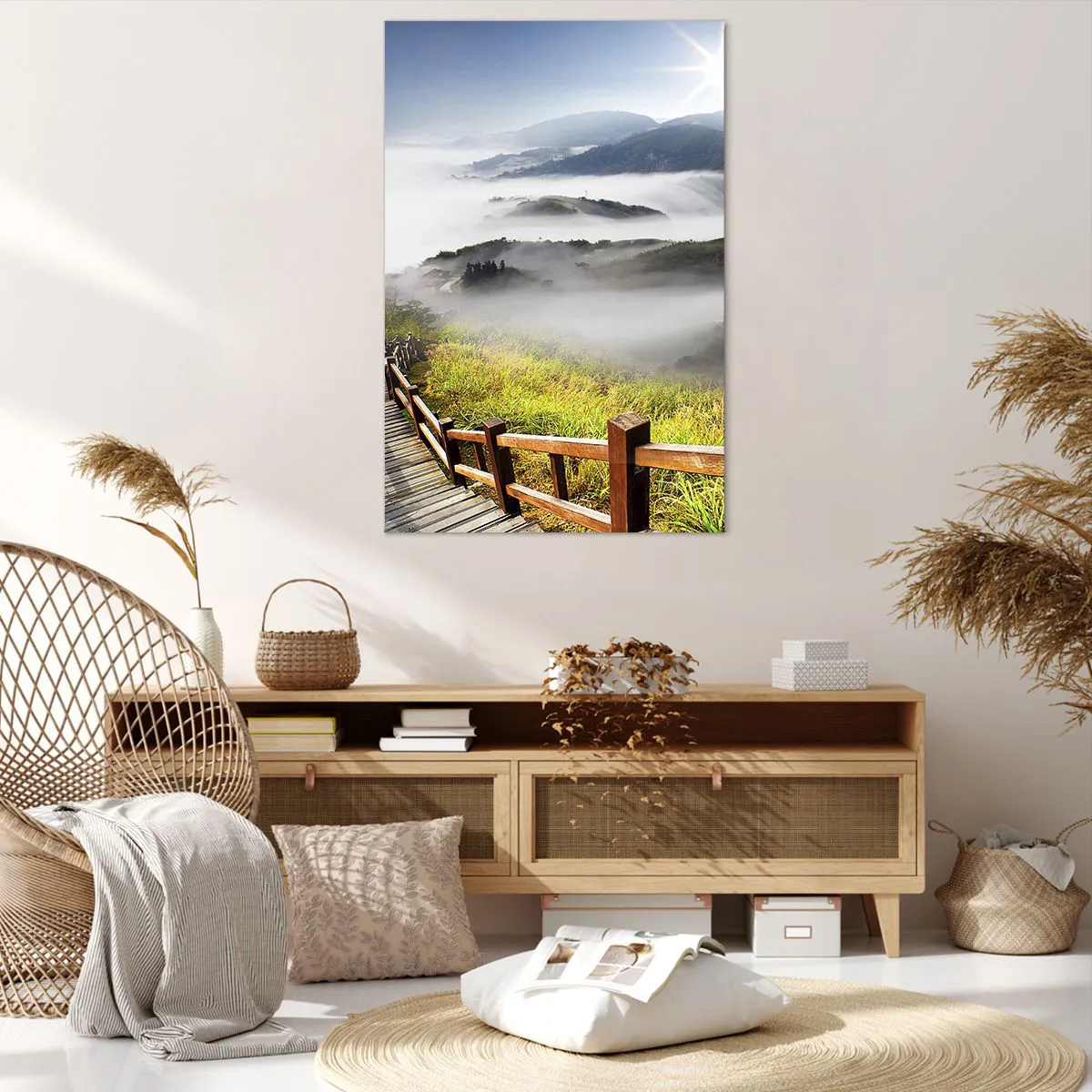 Lærredstryk - Billede på lærred - Vævet mod blænding og tåge - 80x120 cm