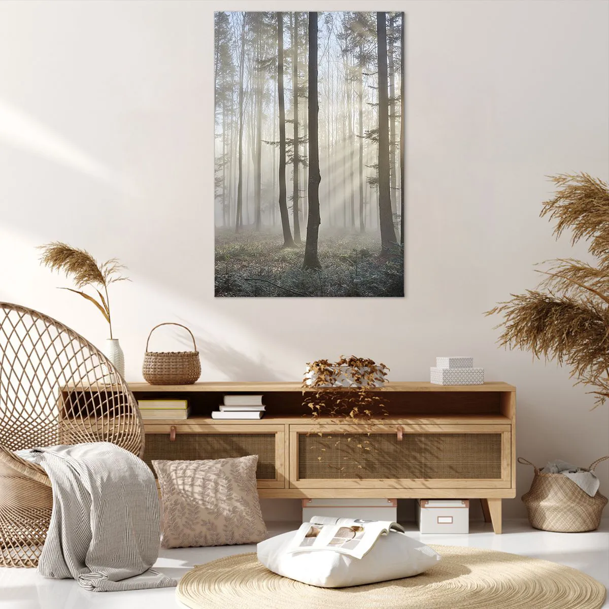 Obraz na plátně - Mlha se také vzbudila - 80x120 cm