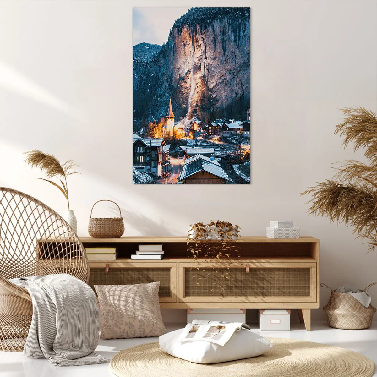 Vászonkép - A tél ragyogó szelleme - 80x120 cm