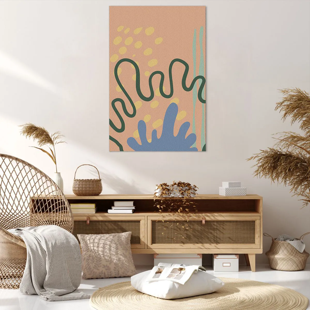 Impression sur toile - Image sur toile - Abstraction : diversité de la nature - 80x120 cm